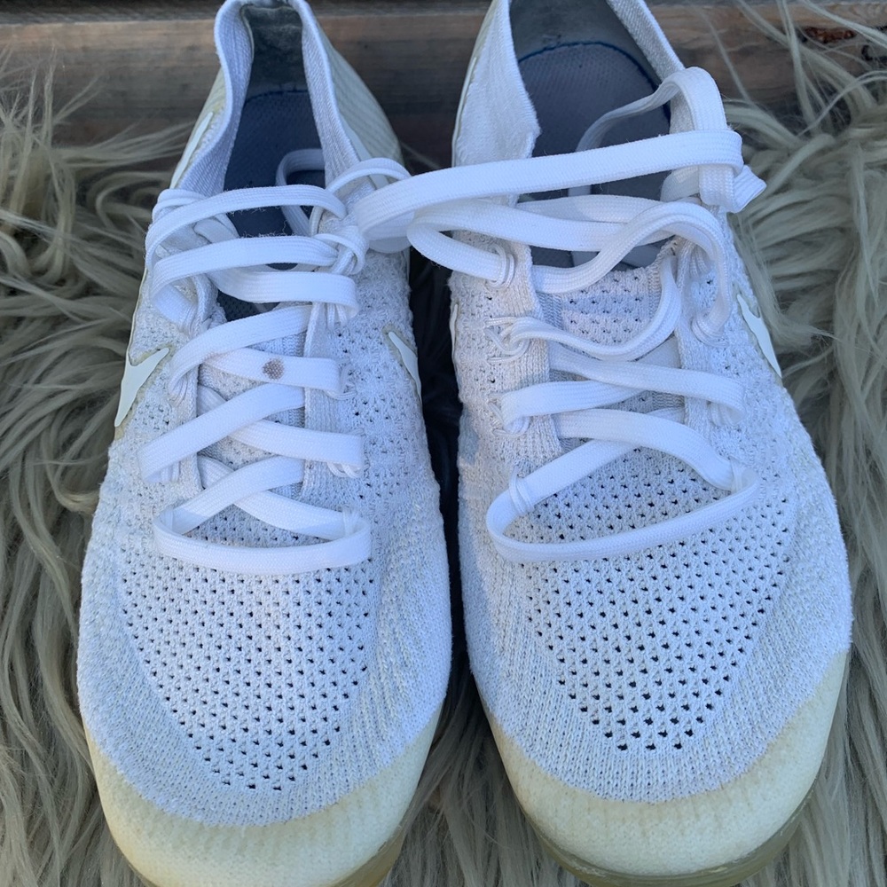 Nike White Knit Sneakers